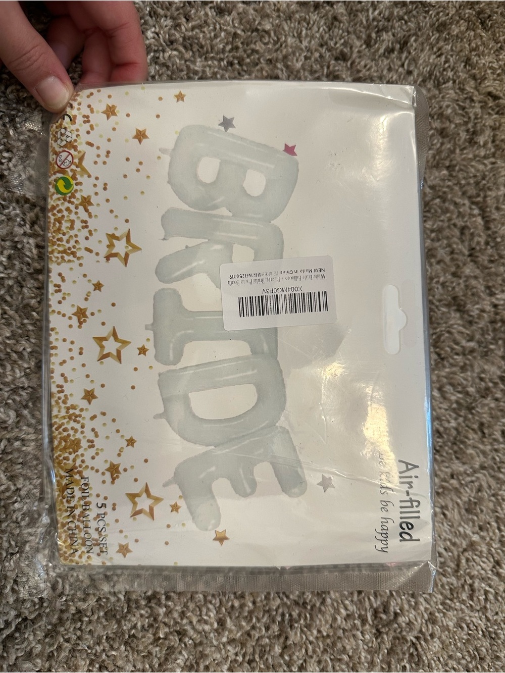 Bride Balloons- White